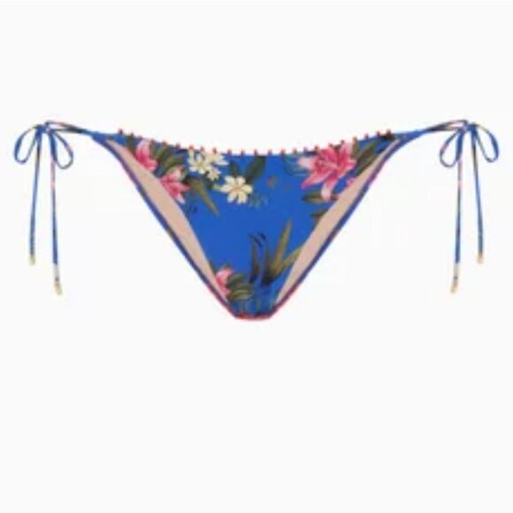 PQ SwimBoca Embroidered Bikini Bottom in Stretch Nylon NWT SIZE XS - Picture 4 of 7